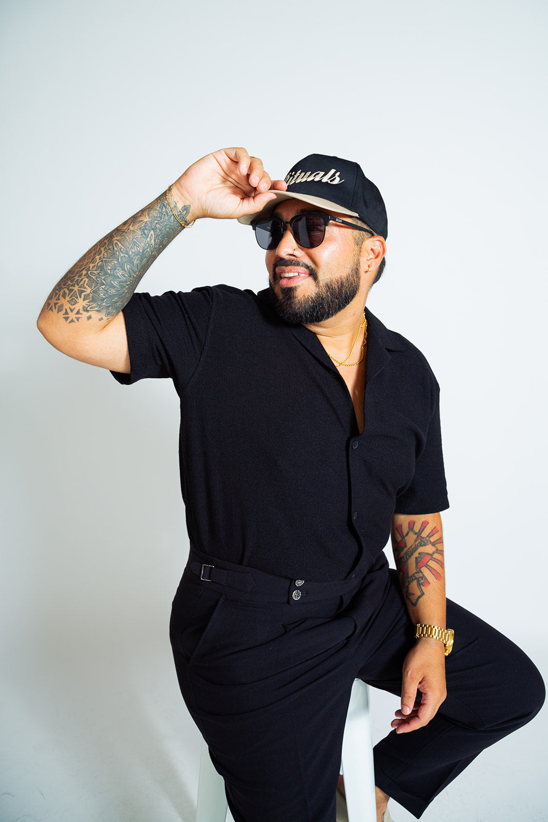 The Rituals Hat in Black & Khaki