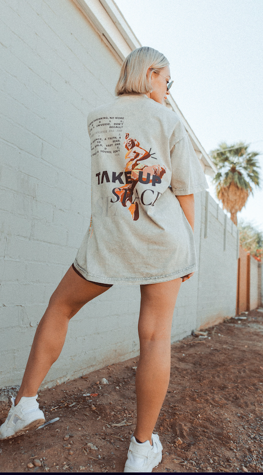 TAKE UP SPACE OVERSIZED TEE